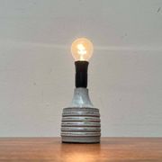 Mid-century modern studio pottery table lamp by Axella, 1960s.