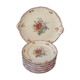 Villeroy and Boch dessert service - Flower of the fields model