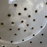 Country plate in ivory earthenware from Sarreguemines, serving dish 1900