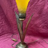 Lamp glass paste art nouveau style