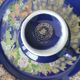 Vintage blue Taous dinnerware set of 21 pieces in very good overall condition.