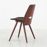 Set of 4 dining lollipop chairs by františek jirák for tatra, 60's