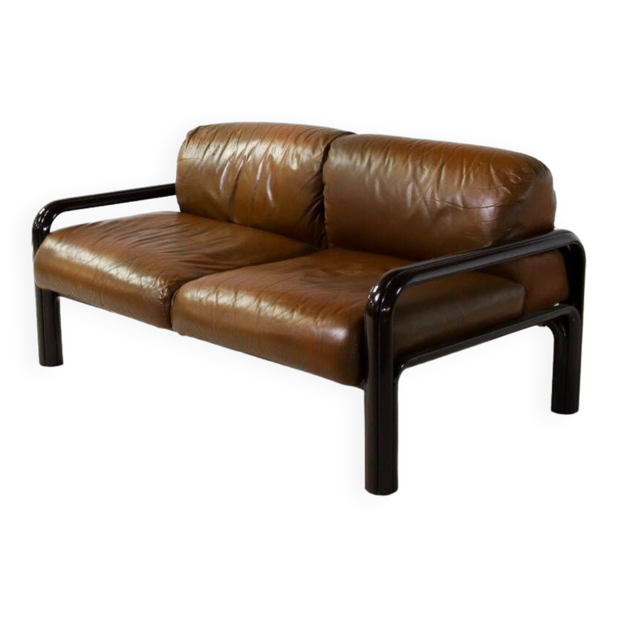 Aulenti Collection Two-seater Sofa by Gae Aulenti for Knoll International 1970s