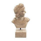 Greek bust on pedestal