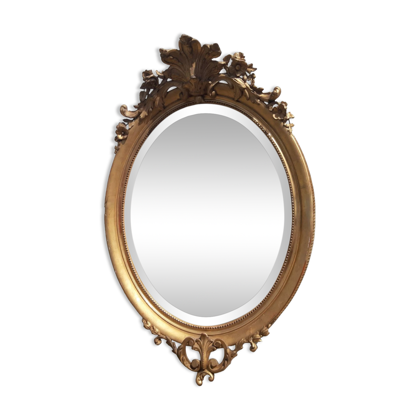 Mirror golden 19th