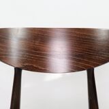 2 Scandinavian herringbone dining chairs