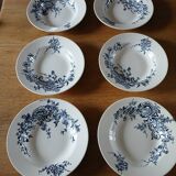 6 Terre de fer HB & Cie deep plates
