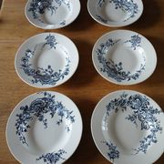 6 Terre de fer HB & Cie soup plates