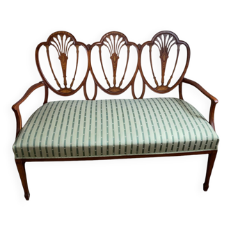 Antique banquette Anglaise Edwardienne