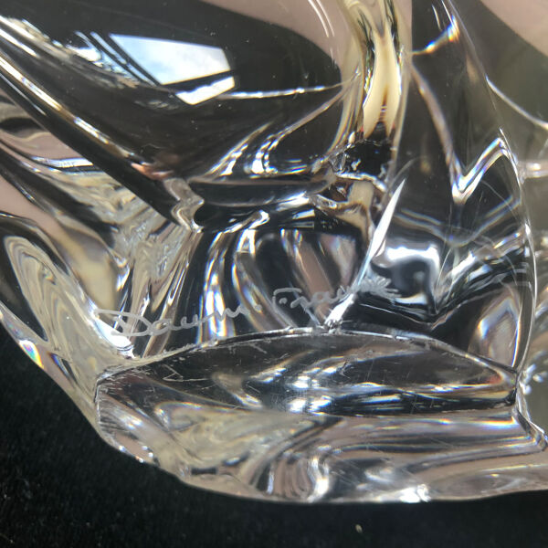 Coupe en cristal Daum