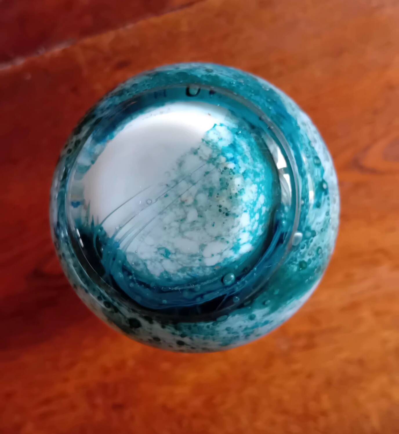 Murano Turquoise Vase from the 60s