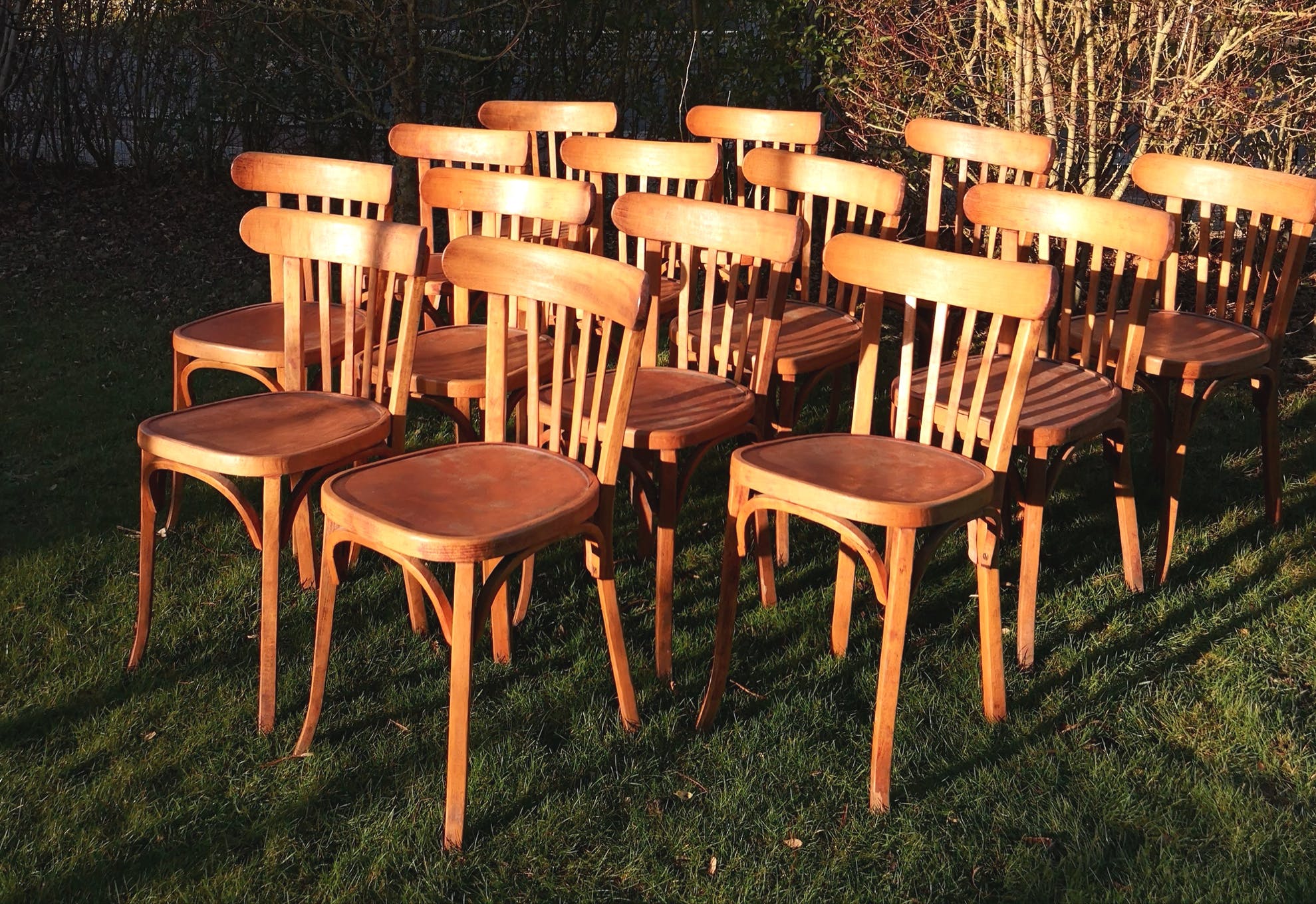Set of 8 chairs Bistro Baumann