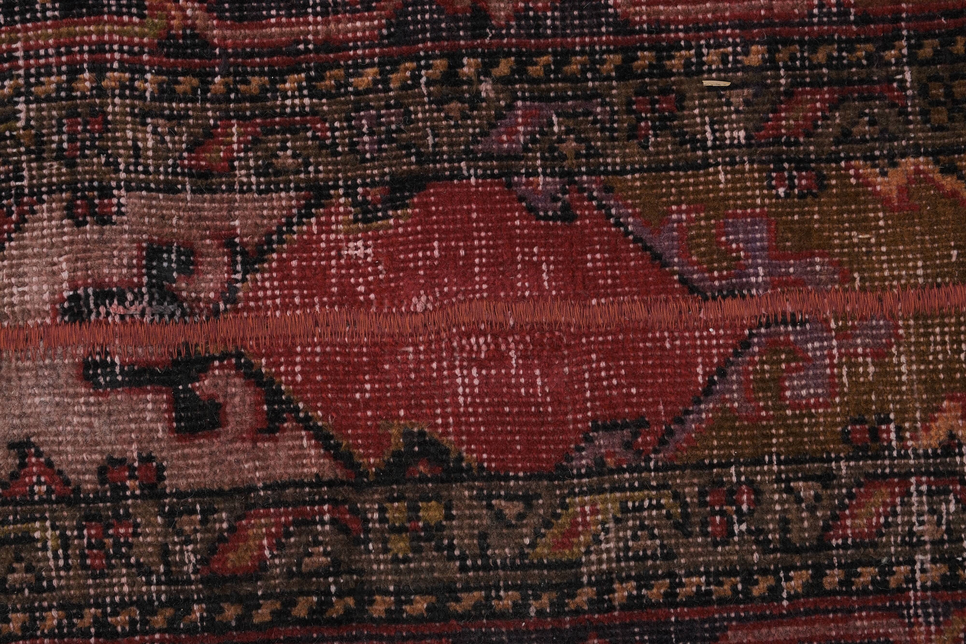 Vintage Turkish Oushak Handwoven Rug 65x407 cm