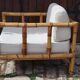 Rattan armchair Italy by Dal Vera 1970
