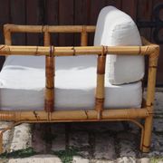 Fauteuil en rotin par Dal Vera, Italie 1970
