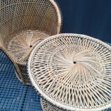 Table diabolo and its mini chair Emmanuelle