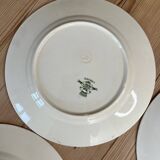 Set of 4 Longwy Bruges plates