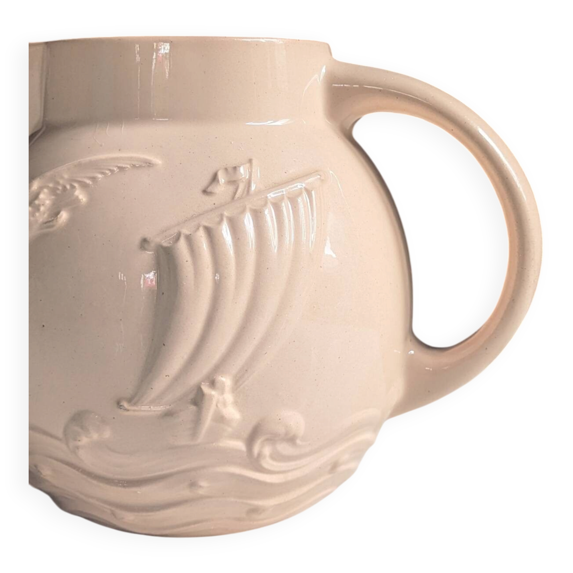 Pichet Art Deco Digoin Sarreguemines.