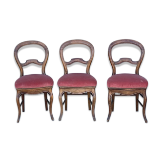 Suite of 3 chairs