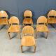 Rainer Daumiller pine wood dining chairs for Hirtshals Savvaerk set of