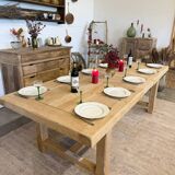 Large farmhouse table with extensions