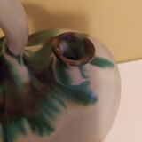 Oiled vintage design in emailed gres