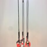 Suspension en métal chromé par Raak Amsterdam 1960 's