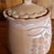 Small terracotta pot with Fruit motif
