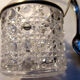 Baccarat jam jar, Pierreries model - metal spoon