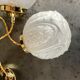 Suspension cascade three lights globes art deco vintage