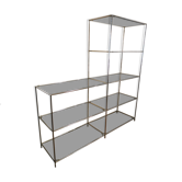 Abstracta modular shelving unit by poul cadovius for abstracta system