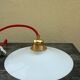 Suspension en opaline blanche