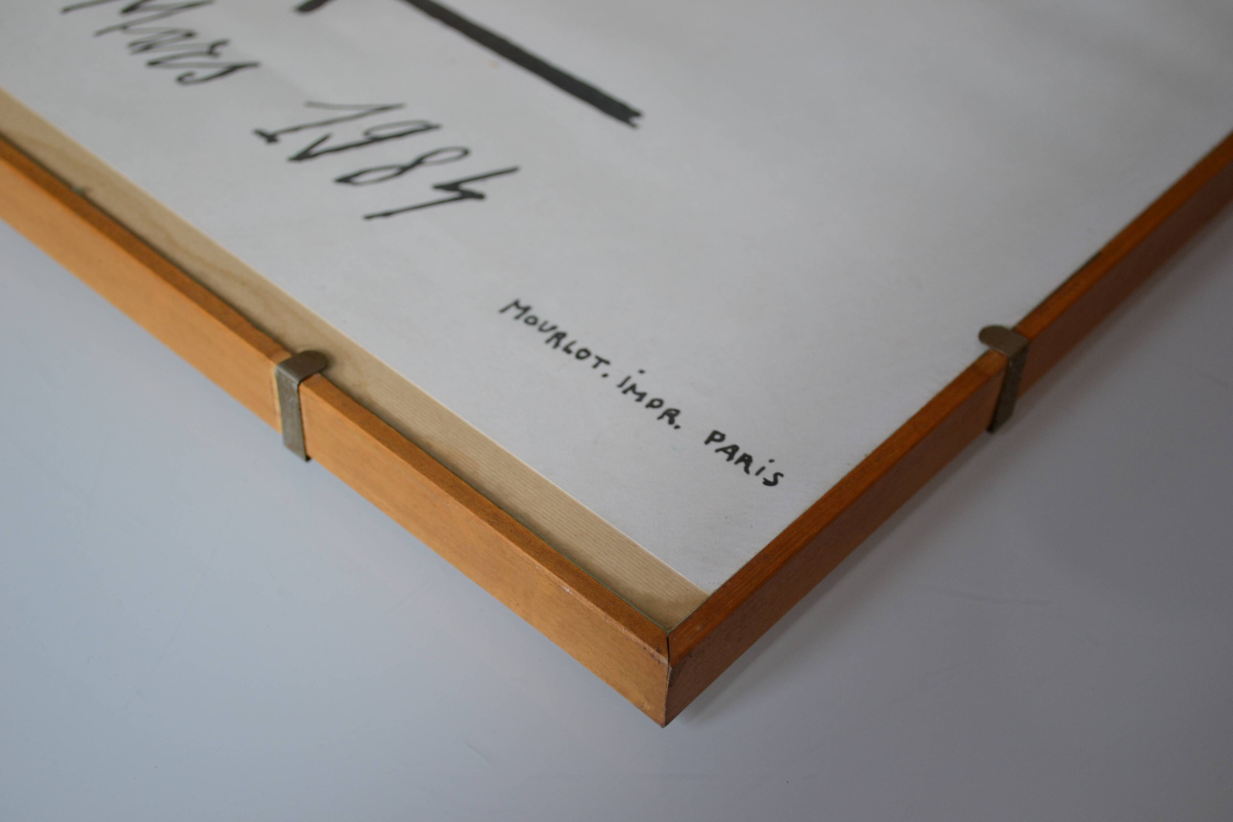 Bernard Buffet Saint Tropez Lithograph Poster Mourlot Paris 1984