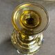 Amber crystal enamel and gilded liquor service