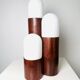 Sculptural Dome Table Lamp In Cylindrical Rosewood, Brasil Circa 1960