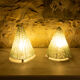 Pair of design glass lamps by Éric Debras