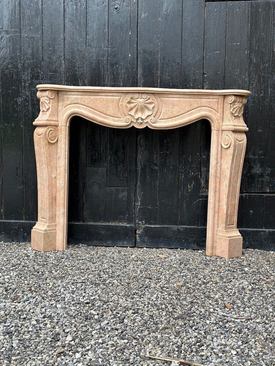 Louis XV style fireplace circa 1980