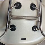 Vintage Eames Herman Miller DSS side chairs in parchment