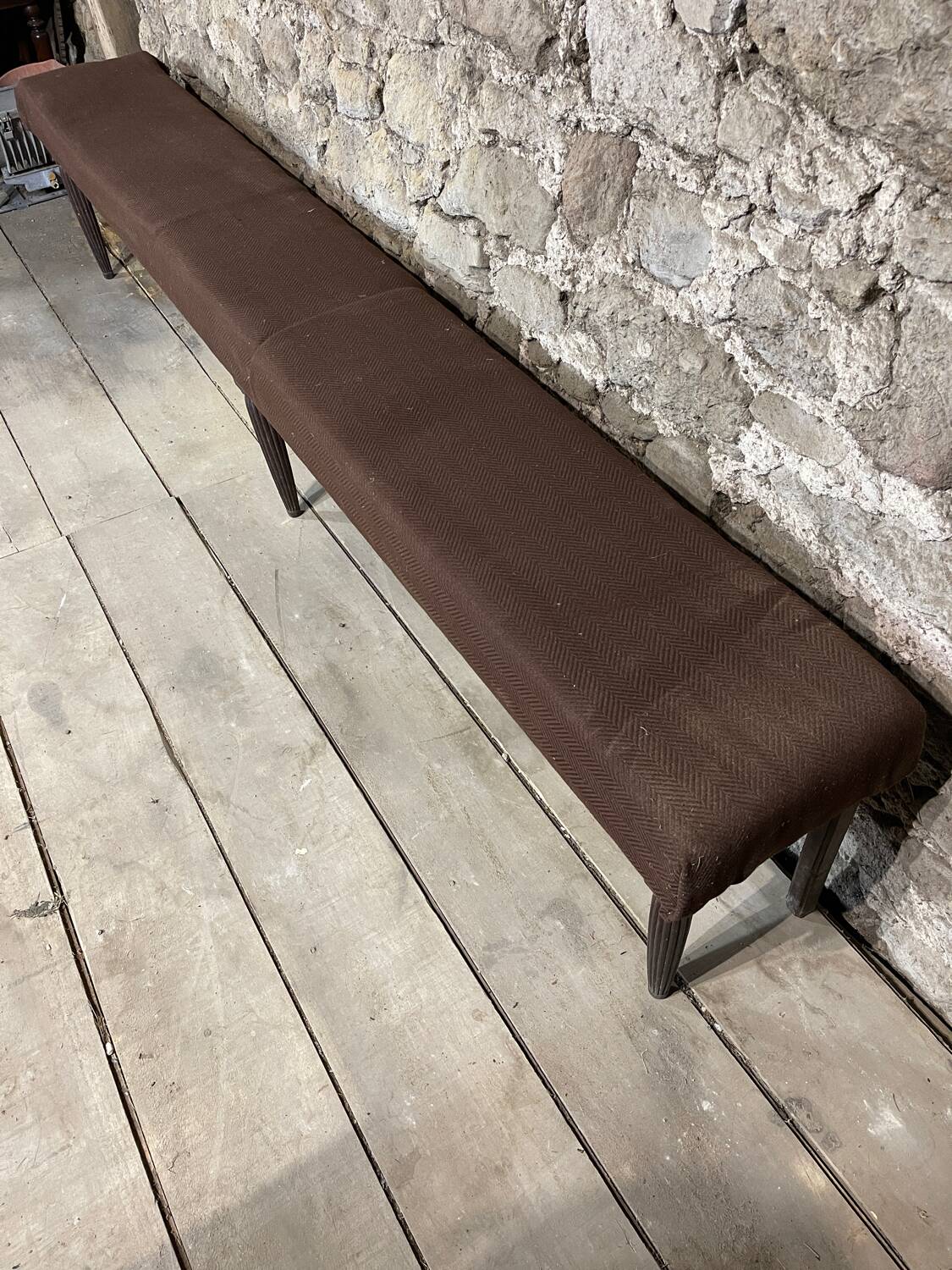 Parisian bistro bench