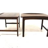 Set of "Frisco" rosewood bedside tables, Folke Ohlson, Sweden, 1960