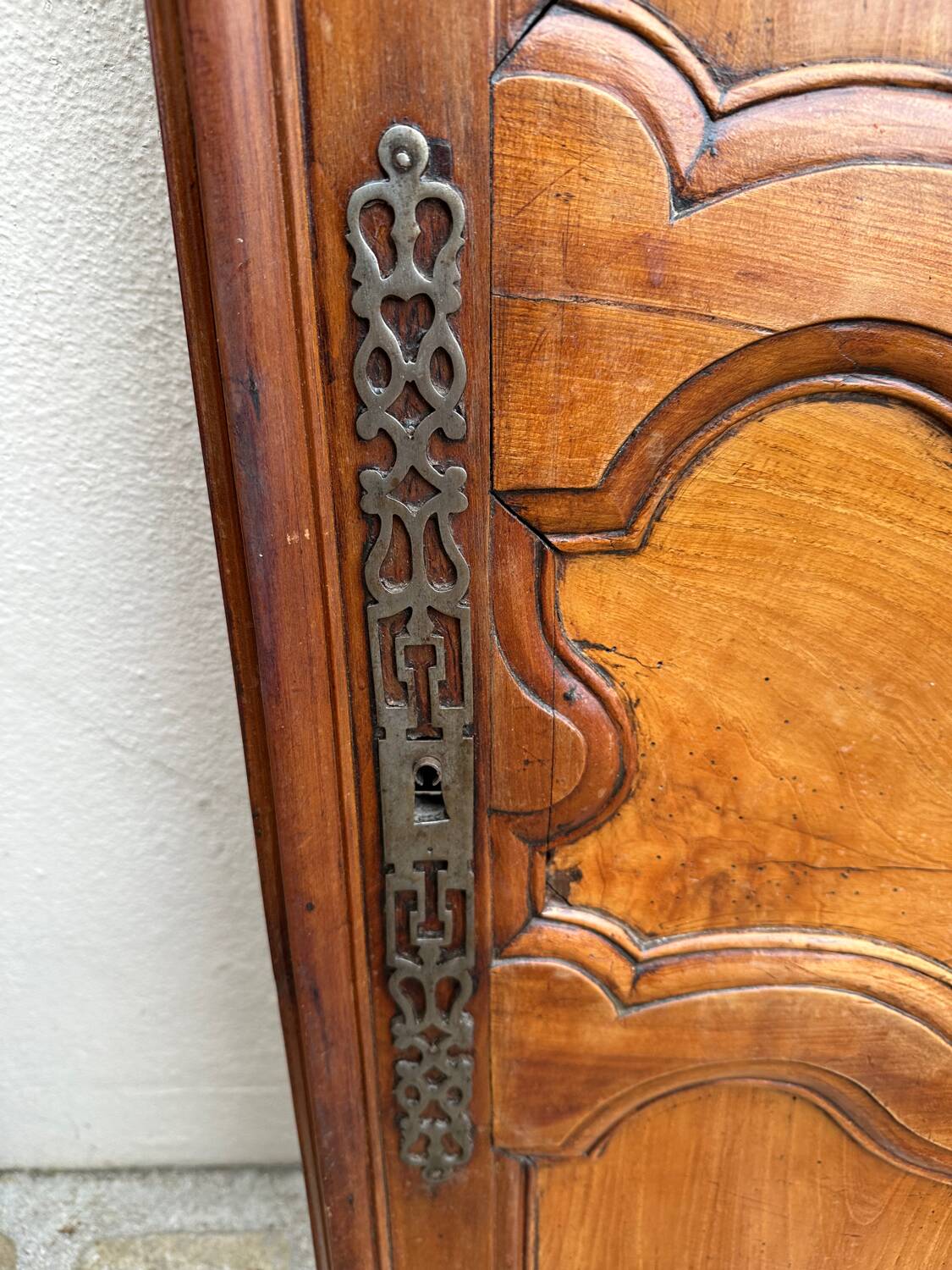 Pair of Louis XV style wardrobe doors