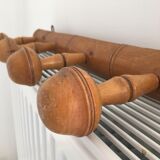 Vintage wood coat holder