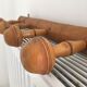 Vintage wood coat holder