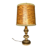 Lampe à poser bois vintage