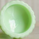 Set de 2 bougeoirs miniatures opaline de Portieux