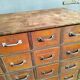 Old sideboard workshop furniture 49 drawers vintage design