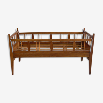 Vintage modular children's bed in oak