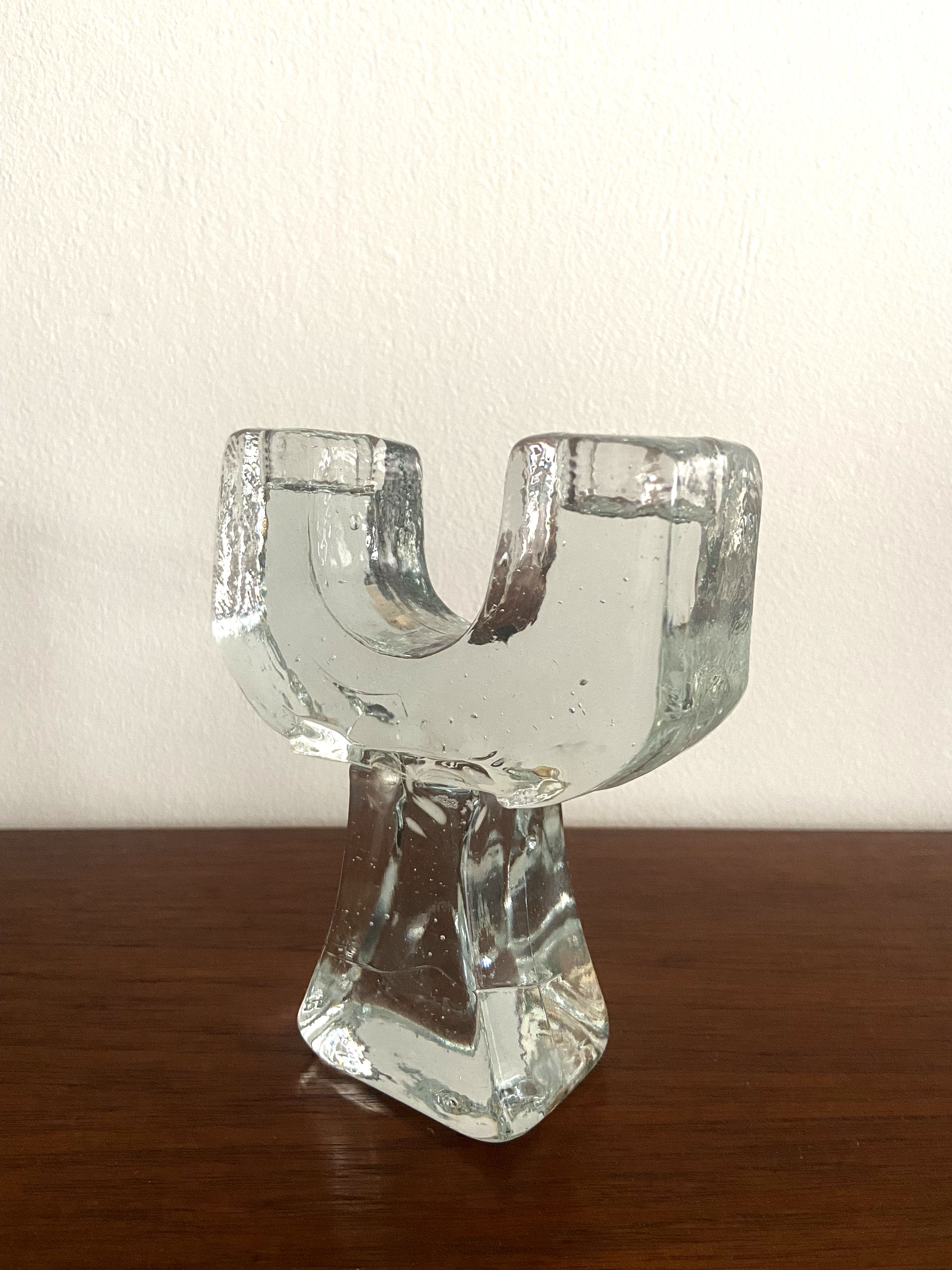 Scandinavian glass chandelier