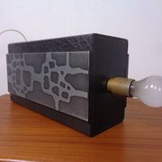 Brutalist Table Lamp from Temde, Switzerland, 1960s