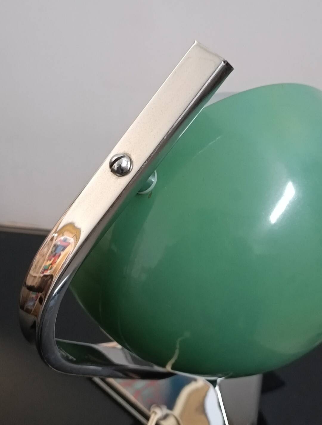 Lampe Eclips Eyeball par LP Oliva pour Grin Luz 1970s